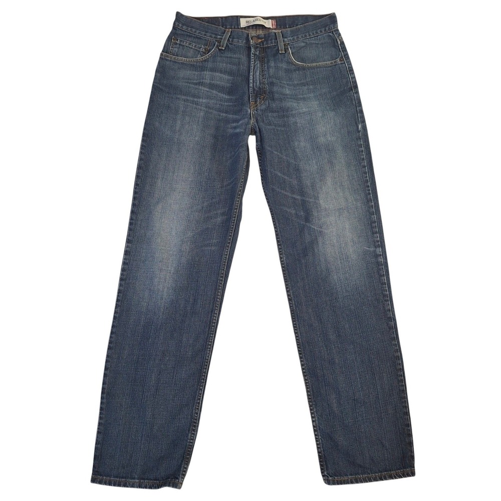 Levis 550 Relaxed Fit Jeans Mens 34x34* Blue Denim 100% Cotton Medium Wash Y2K